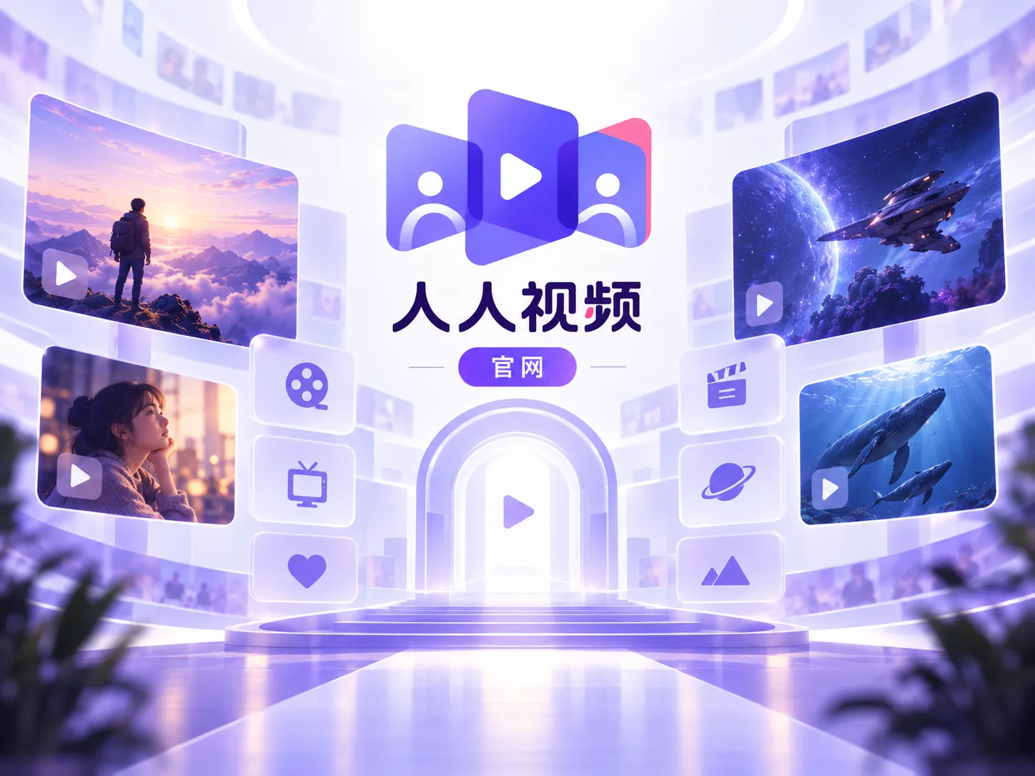 影视主题内容浏览场景